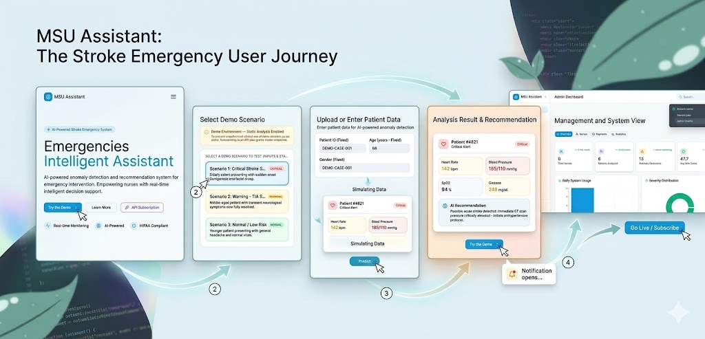 MSU Assistant user journey